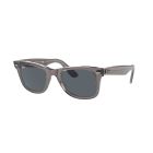 Ray-Ban Wayfarer Grey On Transparent Blue (50) 0RB2140