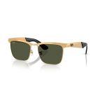 Ray-Ban Wayfarer Deluxe Sandblasted Legend Gold Green (56) 0RB3875