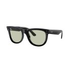 Ray-Ban Wayfarer Reverse Black Light Green (53) 0RBR0502S