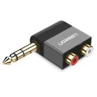 Adaptador de 6.35mm a 2 RCA Ugreen