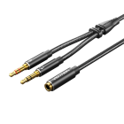 Cable de Audio 3.5mm a dual 3.5mm cubierta Algodon - Vention
