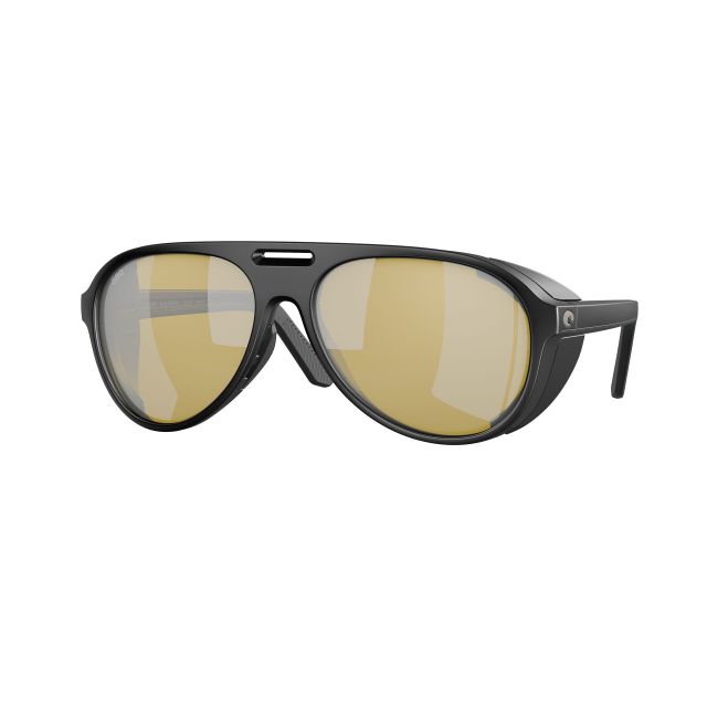 Lentes de sol Costa Del Mar Grand Catalina Matte Black Sunrise Silver Mirror580G (59) 06S9117