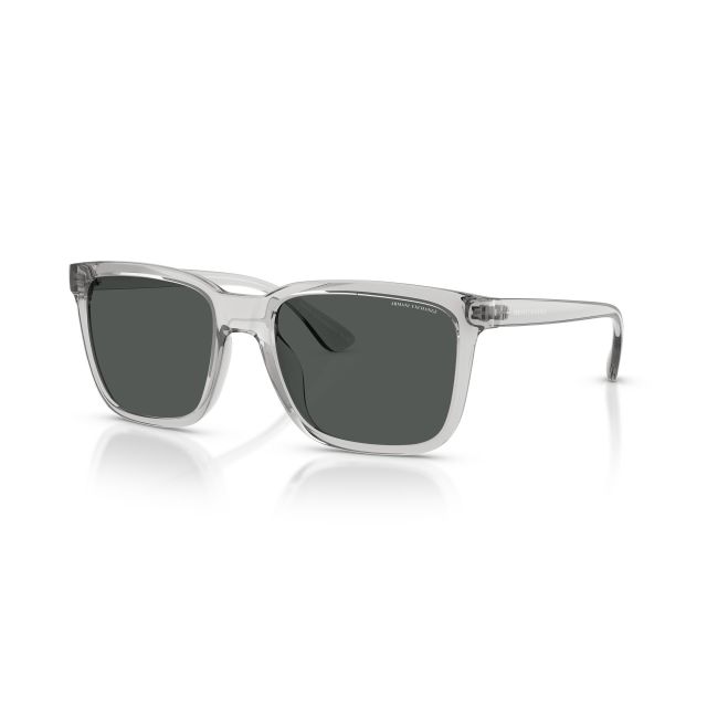 Armani Shiny Transparent Grey Dark Grey (55) 0AX4112SU