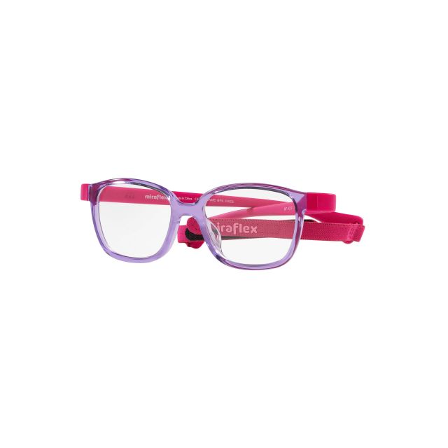 Lentes opticos Kids Miraflex Lilac Dark Pink - 48