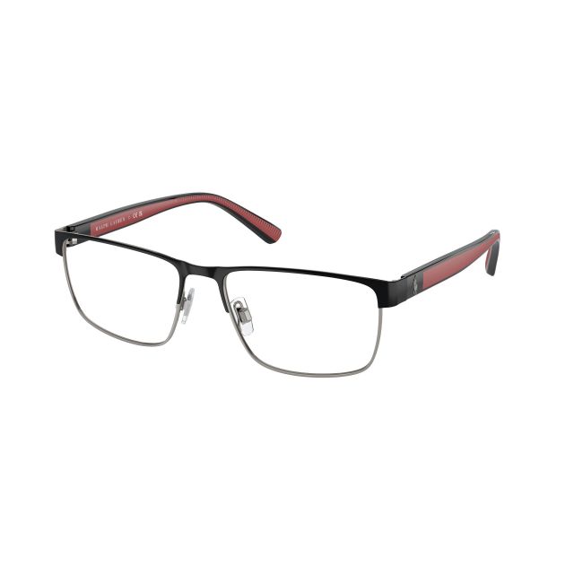 Lentes Opticos Polo Ralph Lauren Shiny Black+ Red Rubber (56) 0PH1229