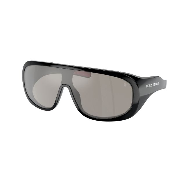 Polo Ralph Lauren Shiny Black Light Grey Mirror Silver (38) 0PH4215U