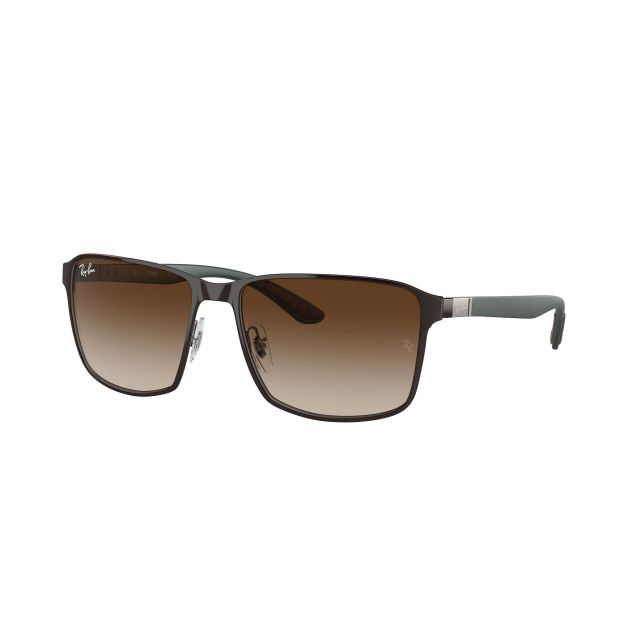 Ray-Ban  RB3721 Brown On Gunmetal Gradient - 59
