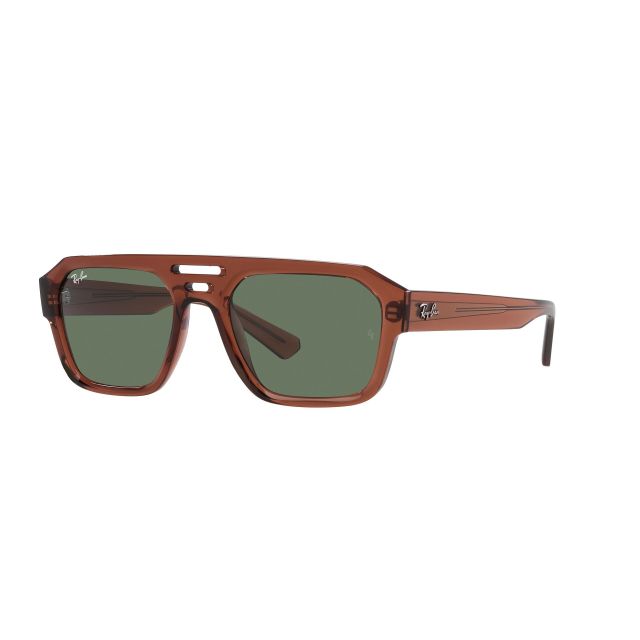 Ray-Ban Corrigan 0RB4397 Transparent Brown Brillante Dark Green