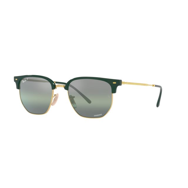 Lentes de Sol Ray Ban New Clubmaster Arista Polar Green Mirror