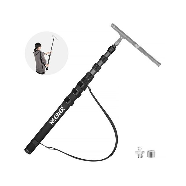 Soporte de Fibra de Carbono Neewer para Micrófono boom Pole
