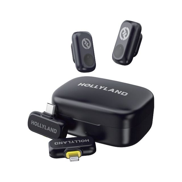 Micrófono Inalámbrico Hollyland LARK A1 Doble - USB-C y Lightning