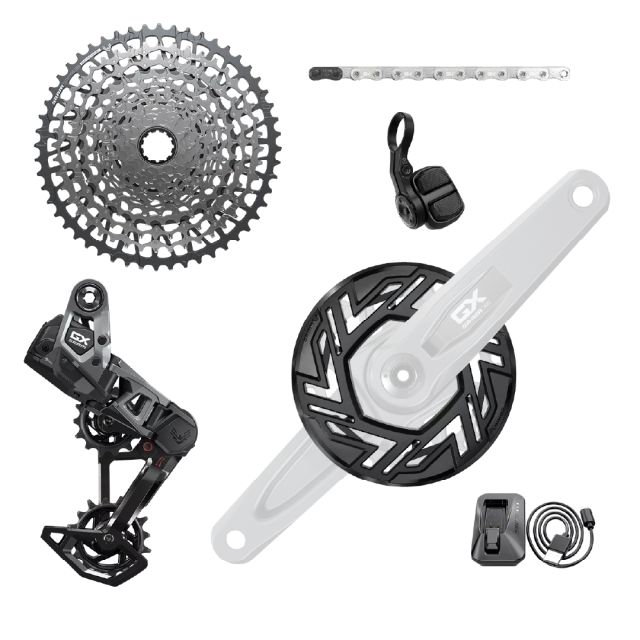 Grupo T-Type GX Eagle E-MTB AXS  Sram 104 BCD (sin bielas)