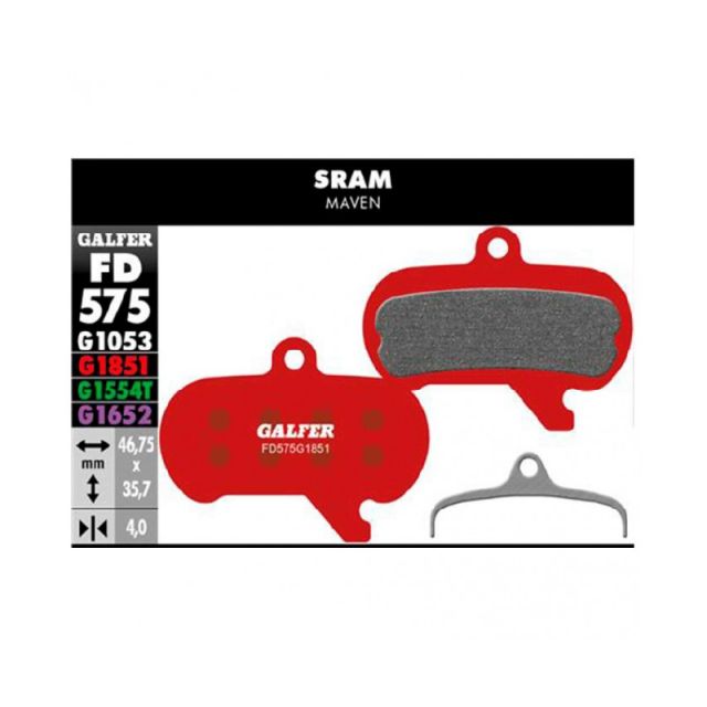 Pastillas Galfer 575 Advanced Sram Maven 