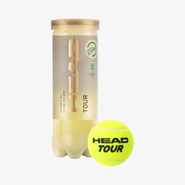 Lata individual de 3 pelotas de tenis HEAD TOUR