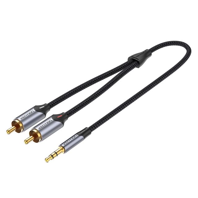 Cable 3.5mm macho a 2RCA macho Vention 