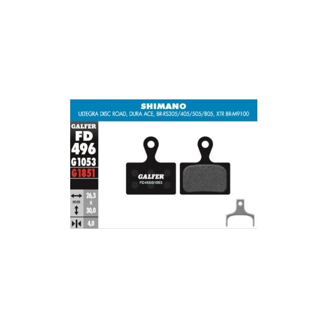Galfer Pastillas Shimano Ultegra, Dura-Ace, RS305/405/505/805, GRX, XTR M9100-Advanced
