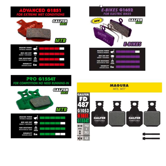 Galfer Pastillas Magura MT5 y MT7